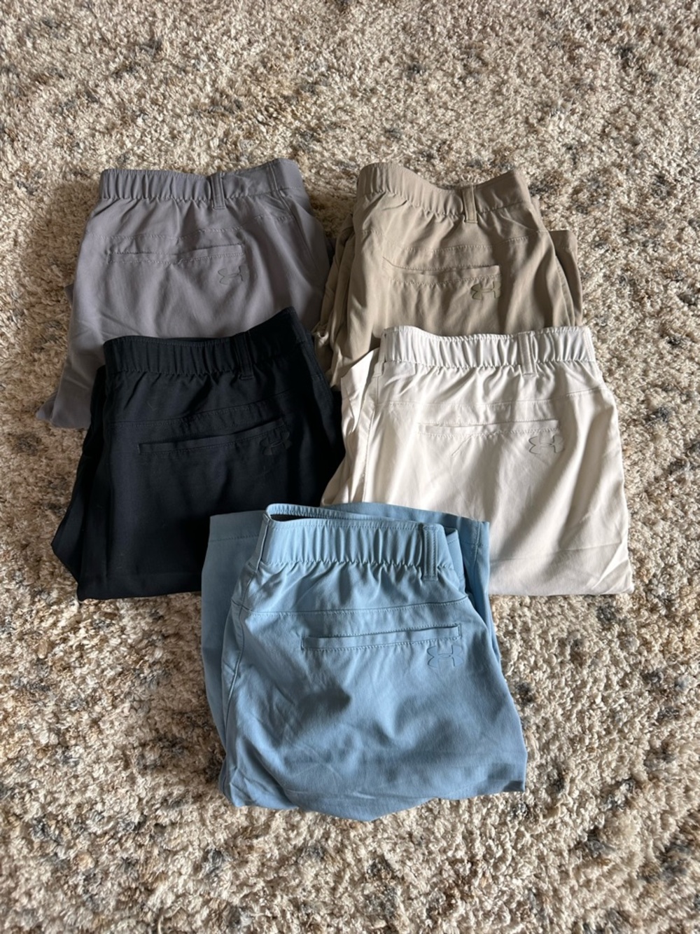 Men’s Golf Shorts Mixed Colors Bundle - 6 Pieces